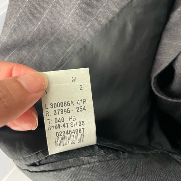 Ralph Lauren Suit Jacket Blazer Gray 100% Wool - Picture 7 of 10